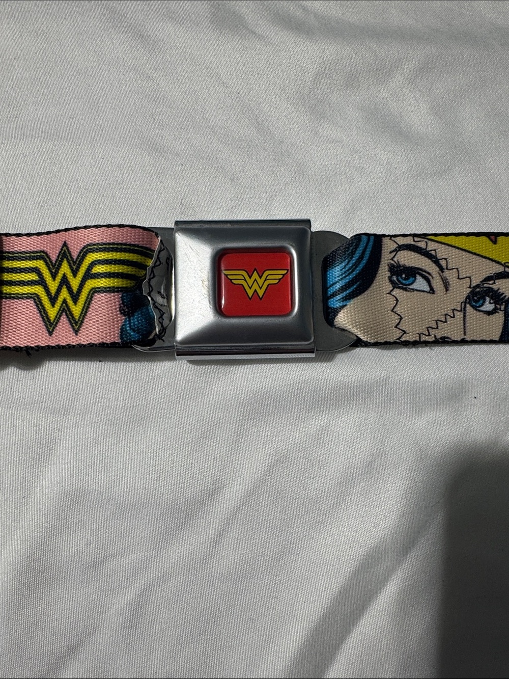 Buckle-Down Wonder Woman Adjustable Seatbelt Belt DC Comics Superhero Unisex
